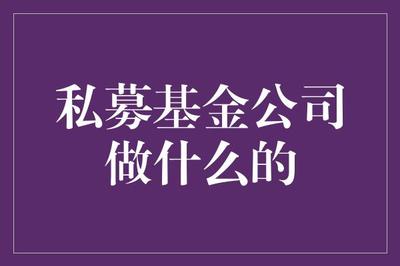 私募基金公司 資本市場中不可忽視的幕后推手與項目管理引擎